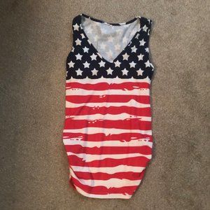 Patriotic - Red, White & Blue Tank Top